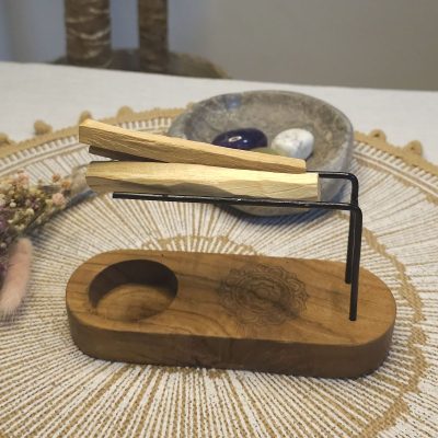 Petit brûleur Palo Santo - Bois de teck - Mandala Design