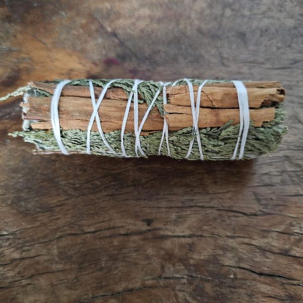 Ensemble d'herbes - Sauge blanche, cèdre et cannelle