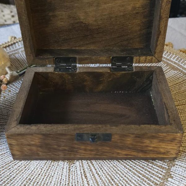 Boîte en bois blanche – Image 2