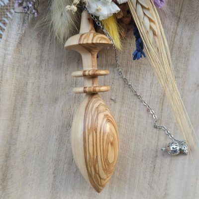 Pendule égyptienne de Thot en bois d'olivier