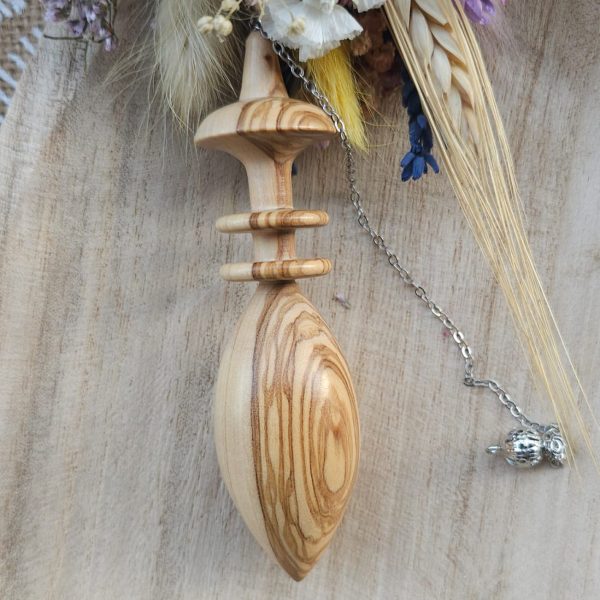 Pendule égyptienne de Thot en bois d'olivier