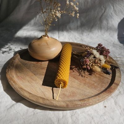 Bougie au miel 15 cm x 3 cm