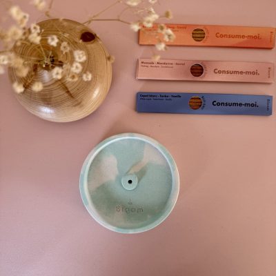 Porte-encens Bloom - vert