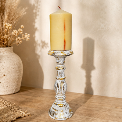 Petit Candélabre - Or Blanc