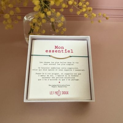 Mon « essentiel » au cordon émeraude - LES MOTS DOUX