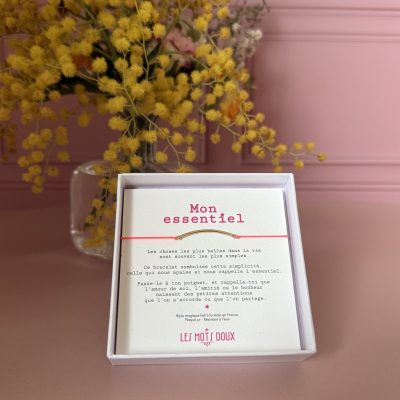 Mon « essentiel » au cordon orange fluo - LES MOTS DOUX