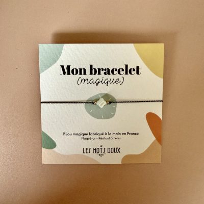Bracelet trèfle marron (magique) ~ LES MOTS DOUX