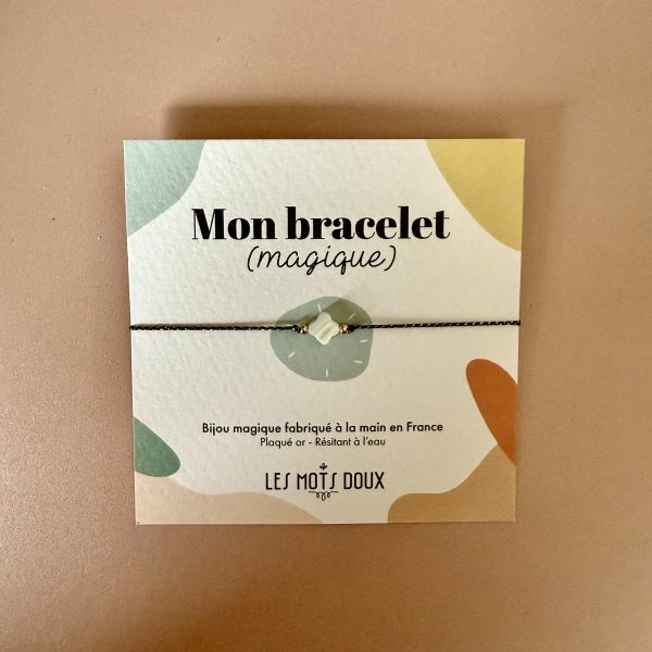 Bracelet trèfle marron (magique) ~ LES MOTS DOUX