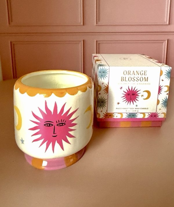 Bougie « Soleil » ~ Fleur d'Oranger ~ Cire de Paddy